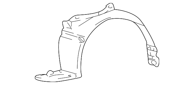 86812-26000 Деталь FENDER LINER, RIGHT