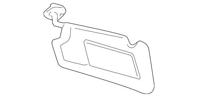 15297350 SUNVISOR, LEFT
