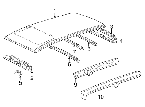 RAV4 ROOF & COMPONENTS