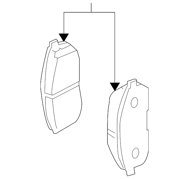 D1060CD00C Деталь BRAKE PADS
