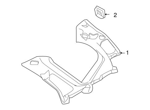 Rondo INTERIOR TRIM - QUARTER PANELS