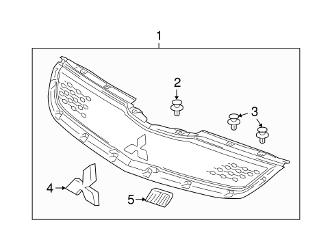 Galant GRILLE & COMPONENTS