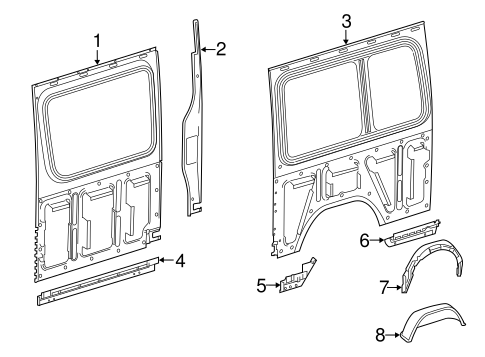 Sprinter 2500 INNER STRUCTURE & RAILS