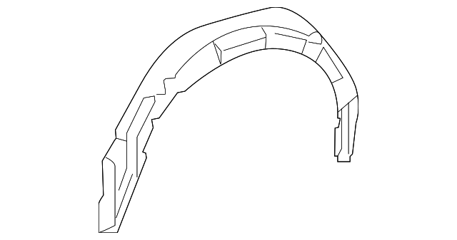 906-630-46-40 Деталь INNER WHEELHOUSE, LEFT