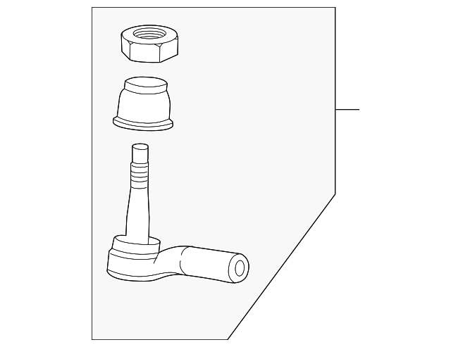 19256659 Деталь OUTER TIE ROD