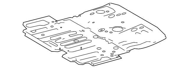 58311-0E050 Деталь REAR FLOOR PAN