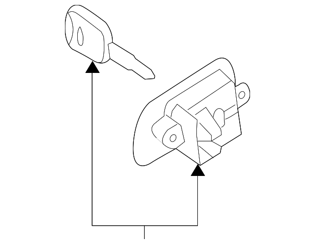 7343086Z01 Деталь LOCK CYLINDER