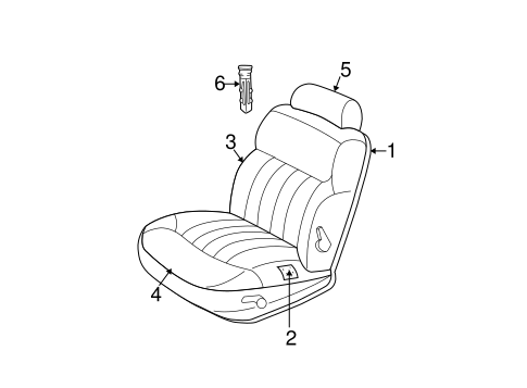 300M FRONT SEAT COMPONENTS