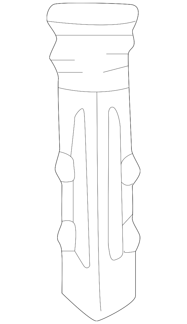 QX111DVAA Деталь HEADREST GUIDE, LEFT