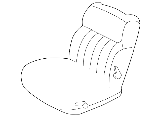 YY411T5AA Деталь SEAT BACK COVER, LEFT