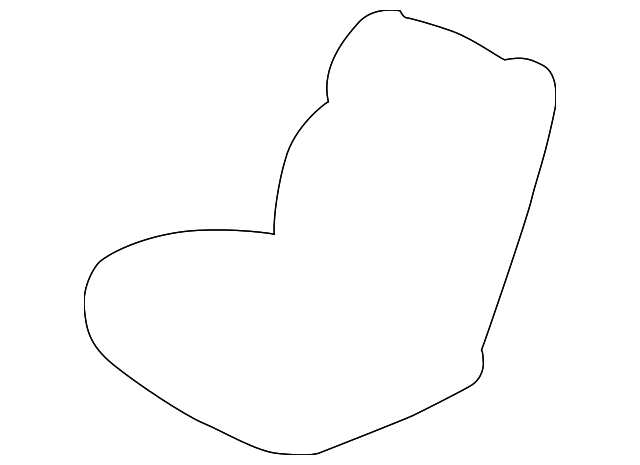 YY611DVAA Деталь SEAT BACK, LEFT