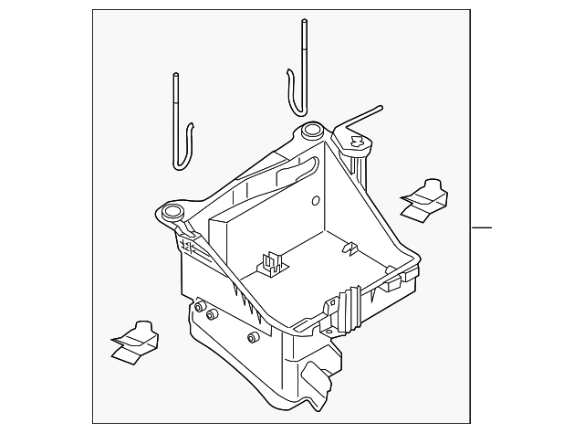 CC3Z-10732-A BATTERY TRAY