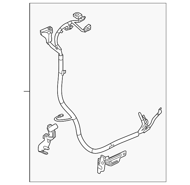 DC3Z-14300-AB Деталь BATTERY CABLE