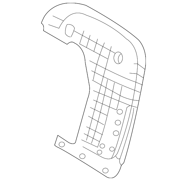 88390-4D221AGU Деталь SEAT BACK PANEL