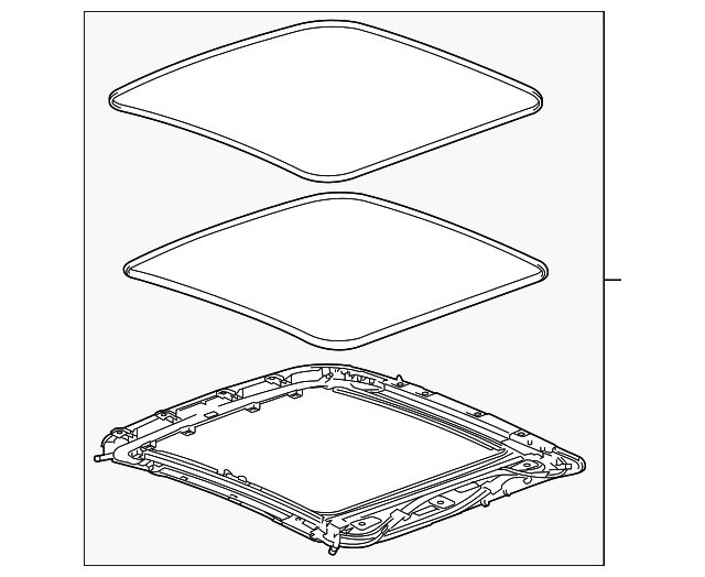 22885809 Деталь SUNROOF FRAME
