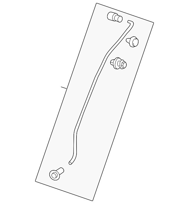 95039922 Деталь FRONT HOSE, LEFT