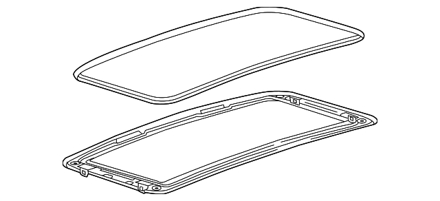 94544588 Деталь SUNROOF GLASS