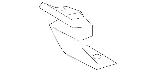 10366207 Деталь BUMPER COVER SIDE BRACKET, LEFT