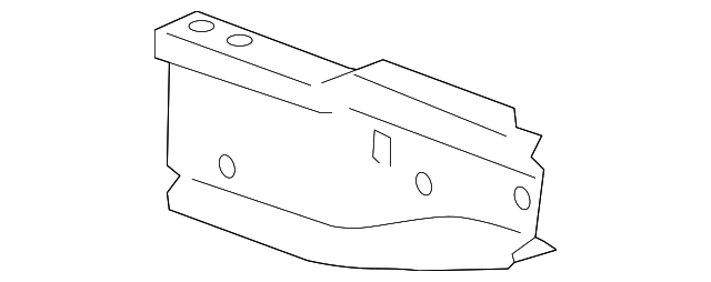 15293647 Деталь BUMPER MOUNT BRACKET, LEFT