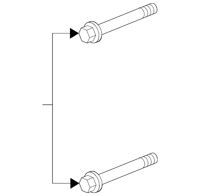 11516744 MOUNT BRACKET LOWER BOLT