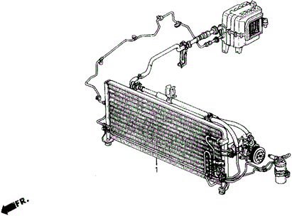 BODY / AIR CONDITIONING/A/C KIT for 1989 Honda PRELUDE #1