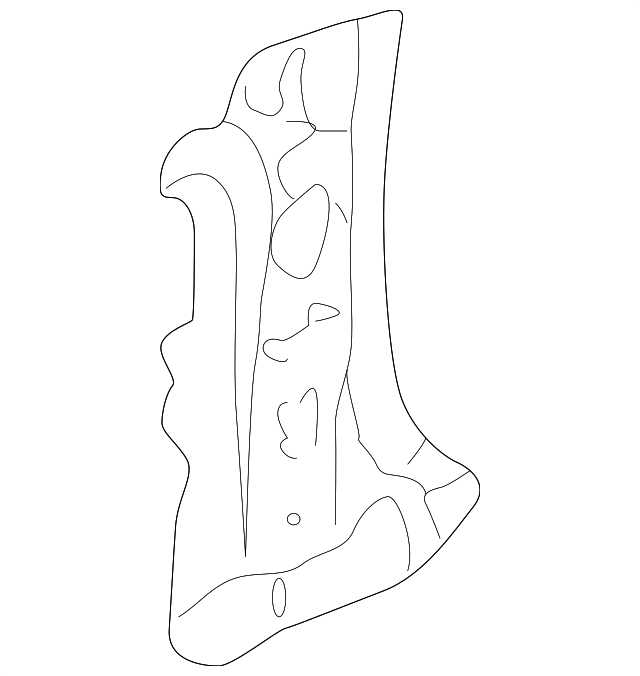 B25D71230 Деталь INNER PILLAR, LEFT