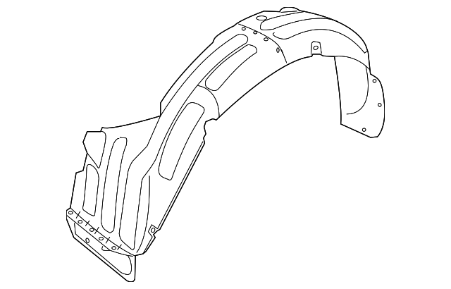 86812-3W000 Деталь FENDER LINER, RIGHT
