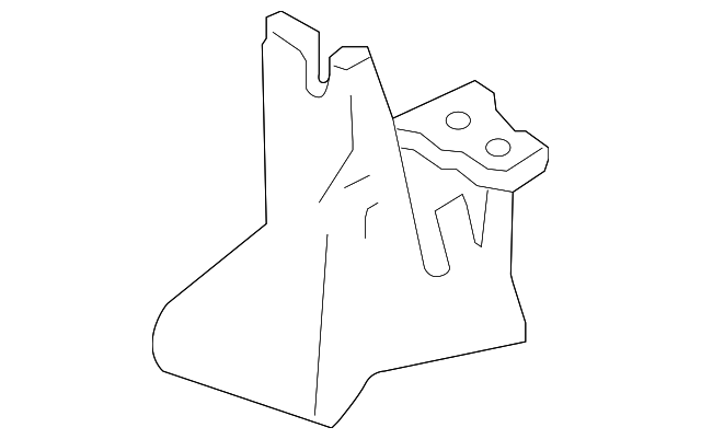 12550418 Деталь CABLE BRACKET, RIGHT