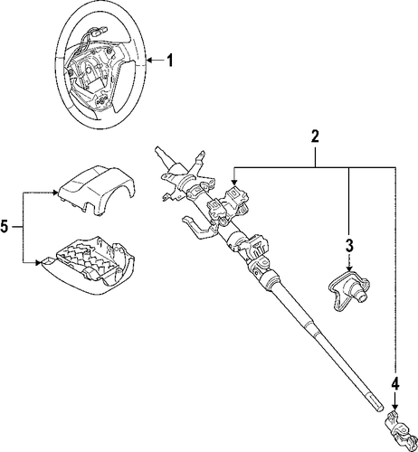 MX-5 Miata STEERING COLUMN