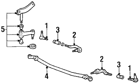 Montero STEERING LINKAGE