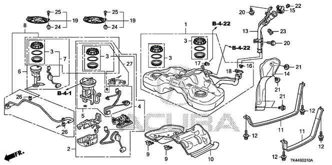 TL FUEL TANK (4WD)