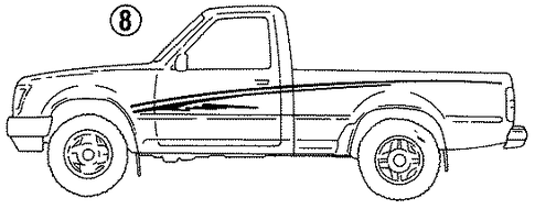 Pickup STRIPE TAPE 3