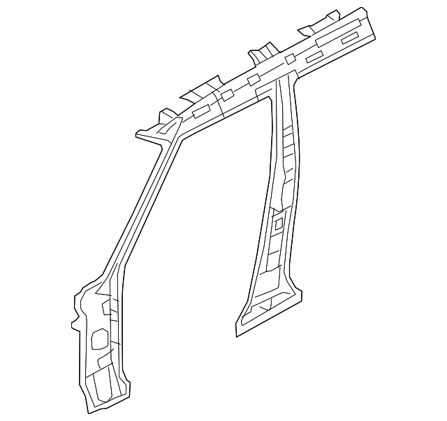 71201-B2500 Деталь INNER HINGE PLR, LEFT