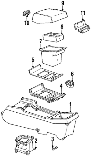 Reatta CENTER CONSOLE