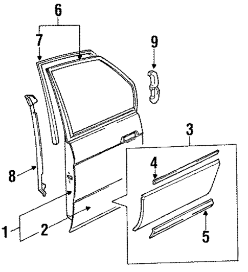 LS400 DOOR & COMPONENTS