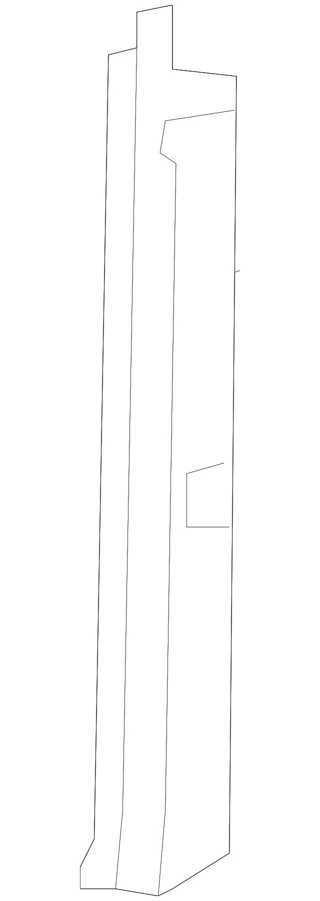 68008549AA Деталь LOWER BRACKET, LEFT