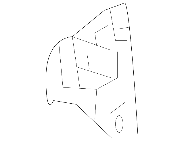 68008662AA Деталь REINF PLATE, LEFT