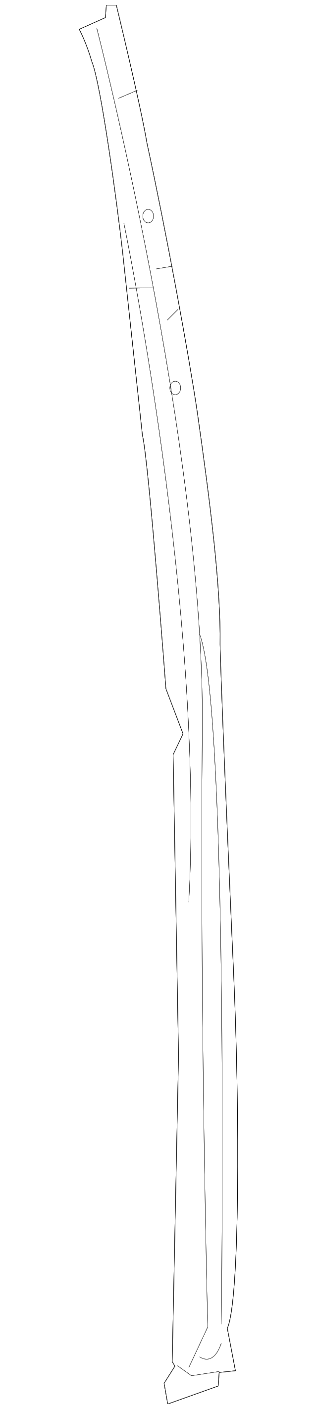 68008747AA Деталь PILLAR, LEFT