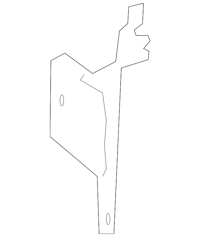 68008760AA Деталь LOWER REINF, LEFT