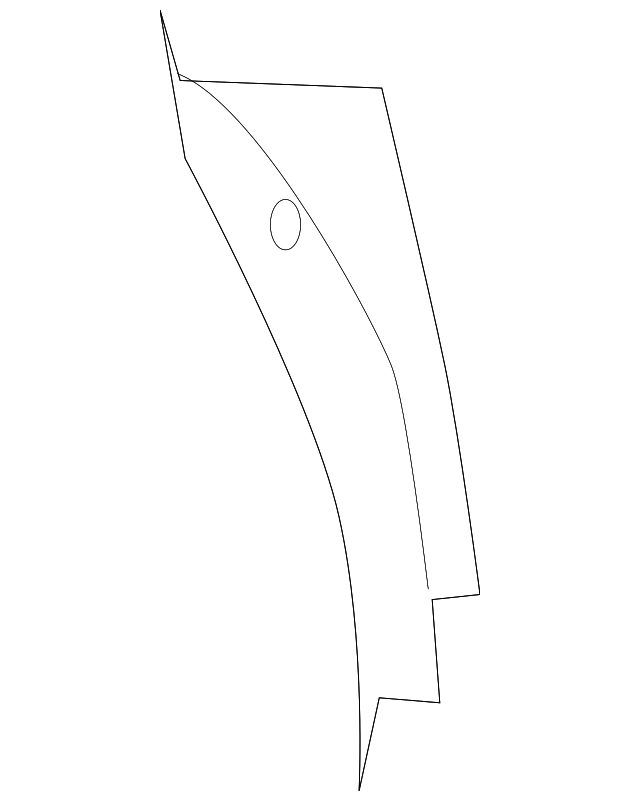 68008761AA Деталь UPPER REINF, LEFT
