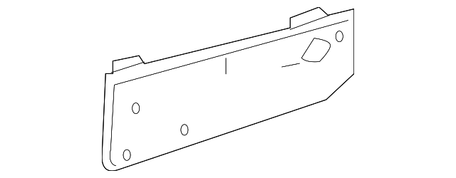 68008353AA Деталь FLOOR EXTN, LEFT