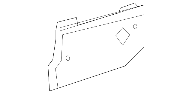 68008351AA Деталь FLOOR EXTN, LEFT