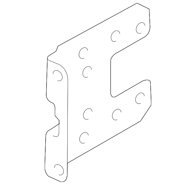 30024418 Деталь RADIO BRACKET, RIGHT