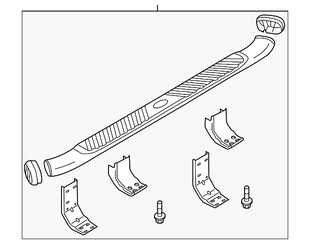 6C3Z-16450-CA Деталь STEP BAR ASSY, RIGHT