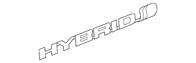 75374-52020 EMBLEM, LEFT