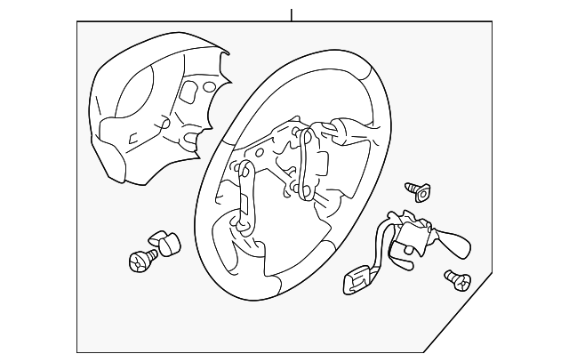 34311AE42A Деталь STEERING WHEEL