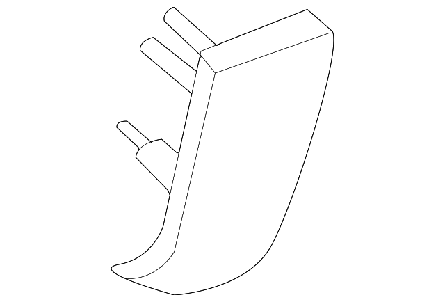 7L1Z-7829165-BPTM Деталь REAR MOLDING, LEFT