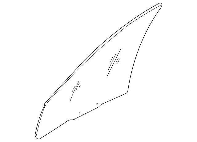 15256606 DOOR GLASS, RIGHT