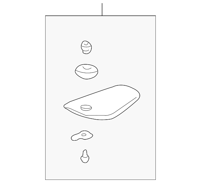 58470-0C010-E1 Деталь HOLE COVER, RIGHT