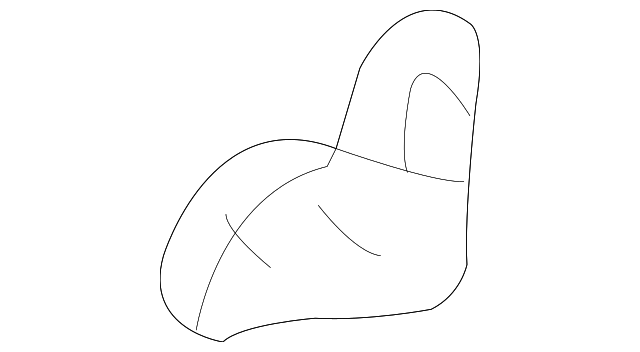 62135-34040 Деталь DOOR W'STRIP COVER PLATE, LEFT